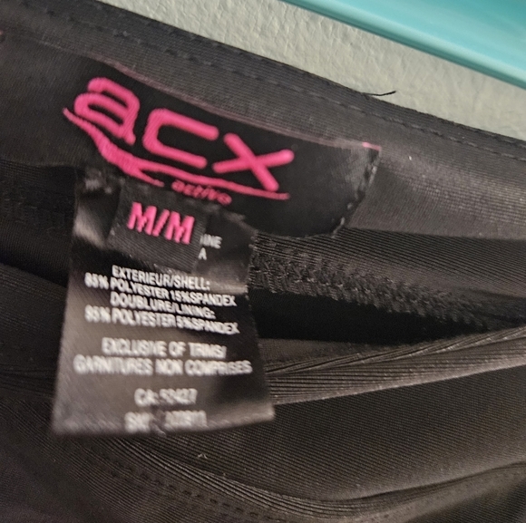 ACX Skirt Active Women's Seasonal Basic Skortini work out yoga stretch slit side - Picture 2 of 5